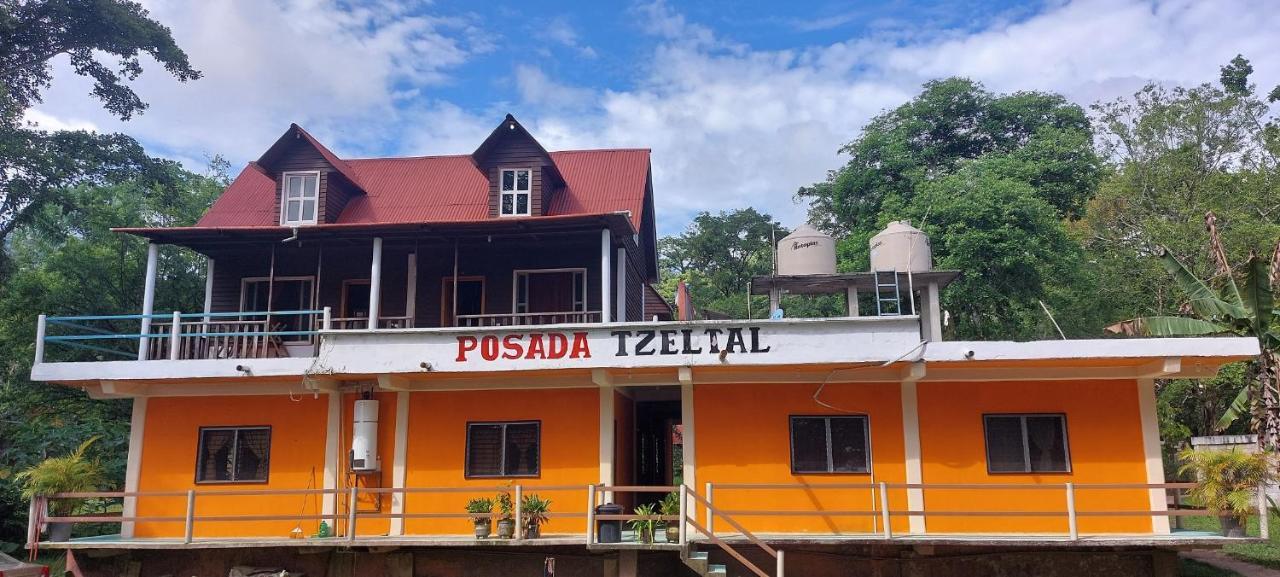 Posada Tzeltal Arroyo Agua Azul Eksteriør bilde