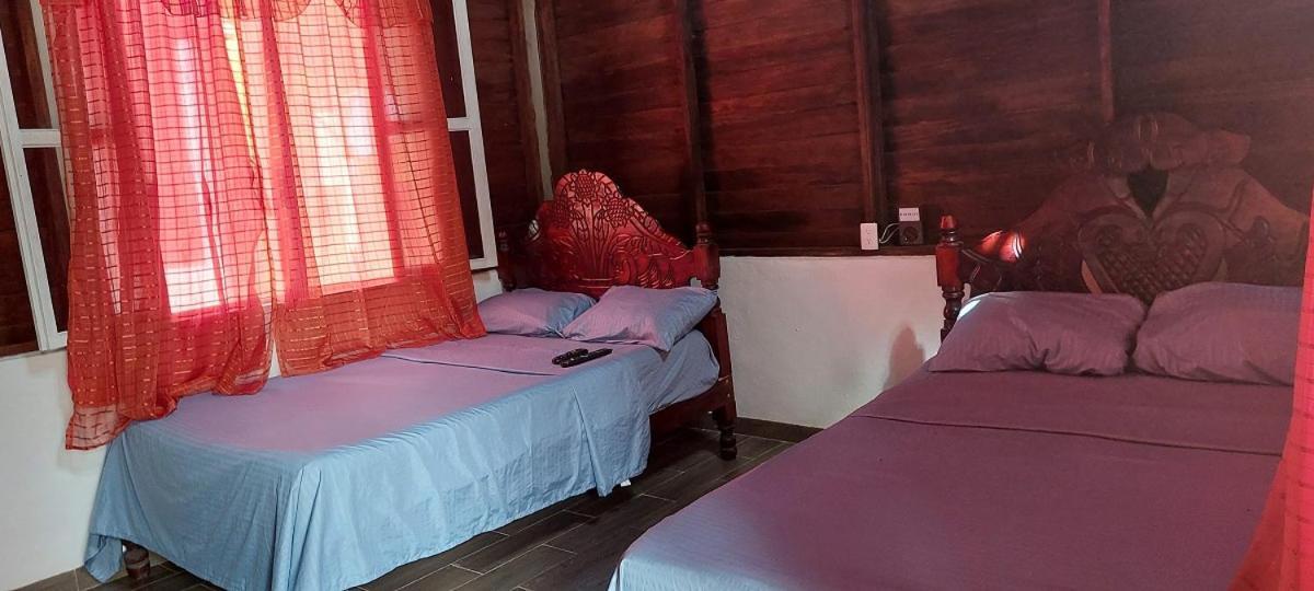 Posada Tzeltal Arroyo Agua Azul Eksteriør bilde